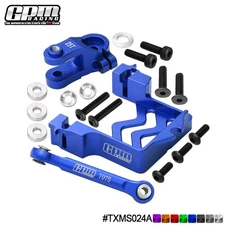 GPM Alu Servo Mount +Tie Rod+25T Servo Horn TRAXXAS 1/10 Maxx 1.0/2.0 Maxx Slash