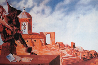 Salvador Dali Lithographie Größe 35 x50 cm! Signiert, limitiert, Prägestempel.