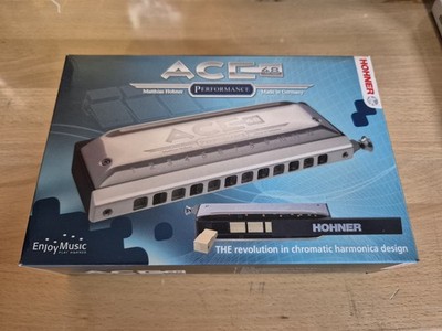 Hohner ACE 48 Performance Chromatische Mundharmonika (C-Dur)   Top-Zustand!