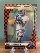 2024 Prizm - Rookies Ennis Rakestraw Jr. #332 Black & Red Checker Prizm (RC)