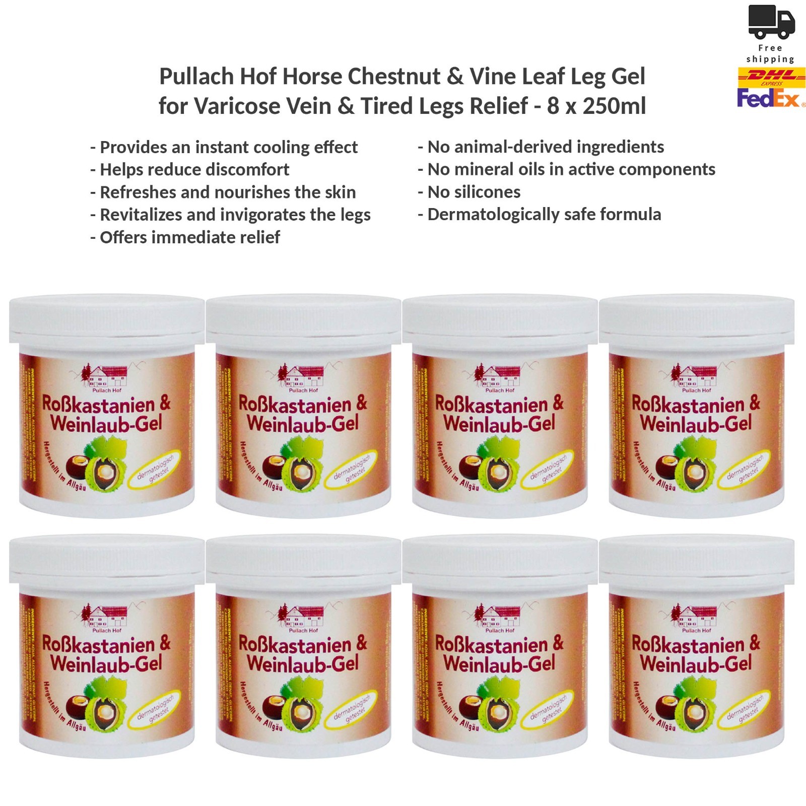Pullach Hof Totes Meer Salz Creme für Empfindliche, Gereizte Haut 4x250ml - Image 9