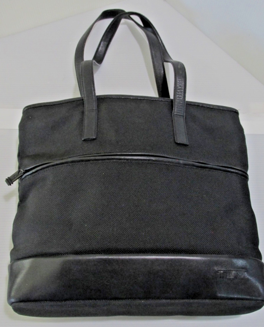 Tumi Leather Trim Shoulder Purse Nylon 4365D3 Bag