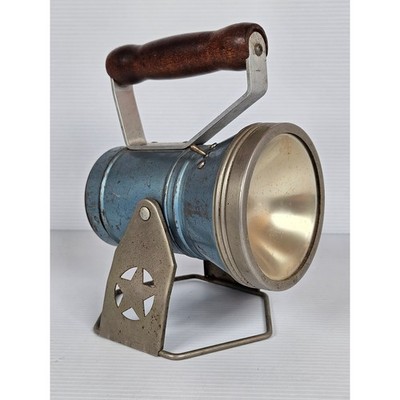 Vintage Star Headlight and Lantern Co. Blue Lantern Flashlight
