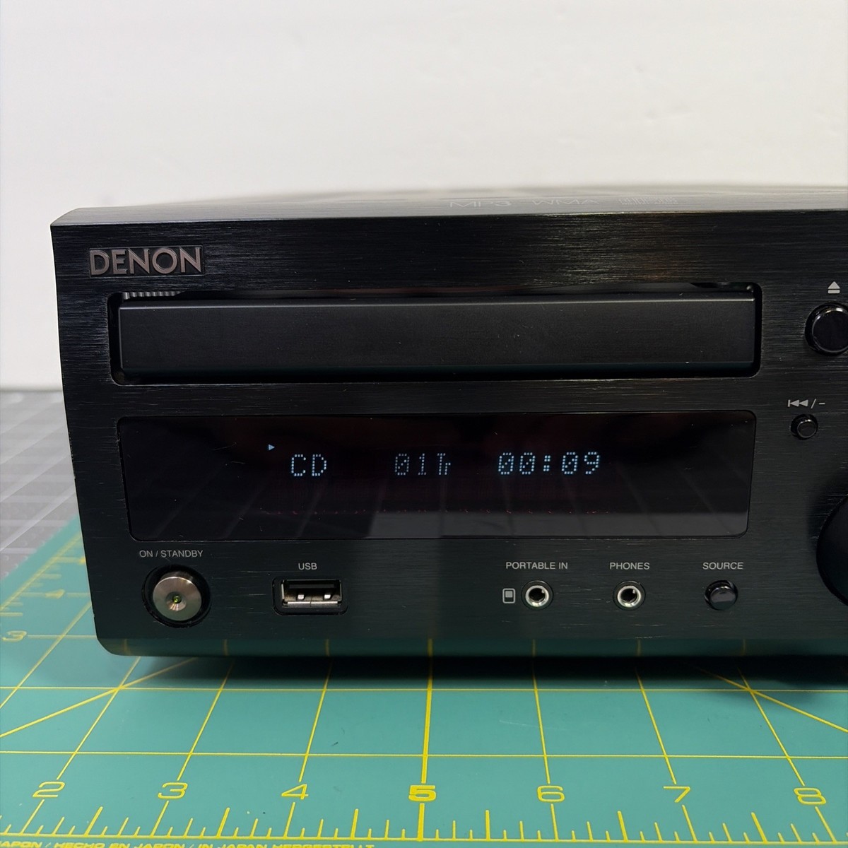Denon RCD-M37 CD Receiver Stereo USB AUX Japan Tested Working Unit