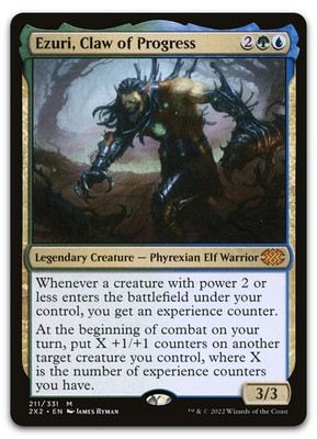 Ezuri, Claw of Progress #211 (NM) Double Masters 2022 2X2 Magic MTG