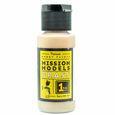 Mission Models Acrylic Chrome Brass 1 oz. Bottle MMC-002