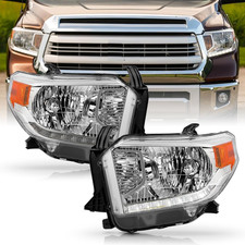 - for 2014 2015 2016 2017 Toyota Tundra W/Led DRL Chrome Housing Headlights Head