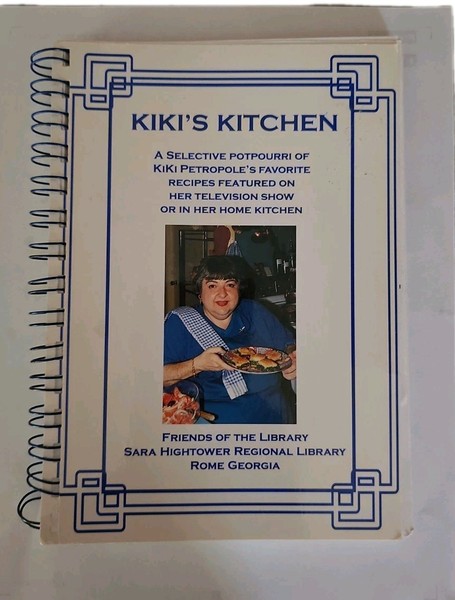 Angelique Petropole  Kiki's Kitchen Greek Recipe Cookbook Rome Georgia TV