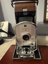 Polaroid Speedliner Land Camera Model 95B Instant Film brown leather 1948