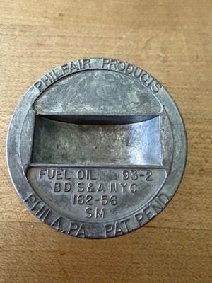 Phil-Fair Fuel Oil Cap For Heating Oil Tanks NO Longer Available Only 6 Left