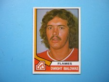 1974/75 O-PEE-CHEE HOCKEY CARD #372 DWIGHT BIALOWAS ROOKIE RC AUTO AUTOGRAPH OPC
