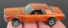 Vintage Hot Wheels Redline 1968 Early Orange Custom Cougar Hk - Painted Tooth