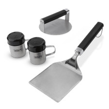 Weber Plancha Smashed Burger Set, 4-teilig