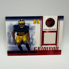 2007 Press Pass Gridiron Gamers Jersey Leon Hall #LH