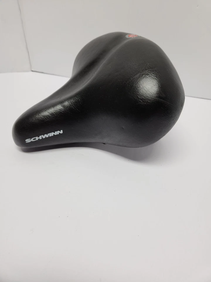 Седло велосипедное сиденье Schwinn 10 x 8 дюймов черное для круизных велосипедов - Изображение 3 из 4