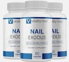 3 PACK Nail Exodus Capsules For Healthier Feet - Vitality Clear Nail Formula