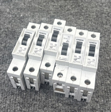 Lot of 6 - SIEMENS 5SX21C1  C5 Circuit Breaker  Used