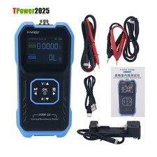 FNIRSI HRM-10 0-200ohm 18650 Lithium Battery Internal Resistance Tester w/Probes