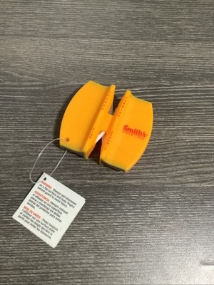 NEW SMITH'S CCKB KNIFE 2 STEP FINE / COARSE POCKET SHARPENER CARBIDE & CERAMIC