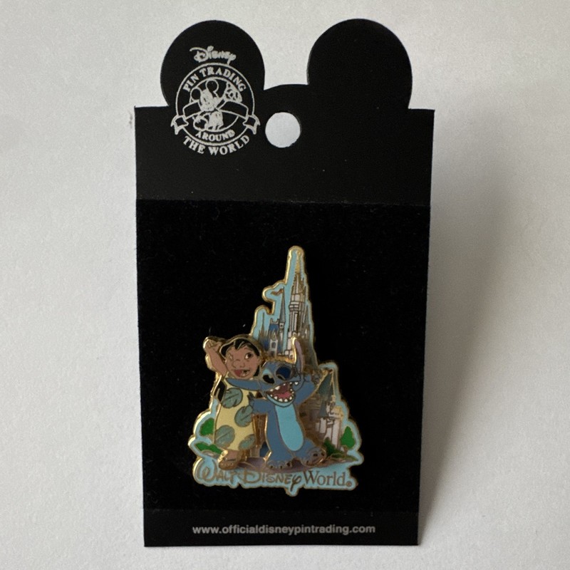 Disney Walt Disney World Stitch Lilo & Stitch Castle Single Trading Pin