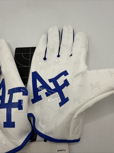 Guantes de fútbol para hombre Nike Air Force Falcons Vapor Jet 7.0 XL NCAA FN5668-172 - Imagen 3 de 6