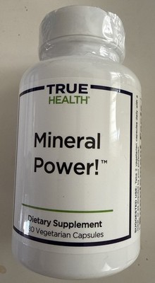 TRUE HEALTH   MINERAL POWER. 180 Capsules. Exp 3/2028 