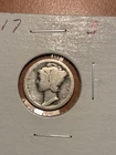 1917 S Mercury Dime  - $1.99 Shipping