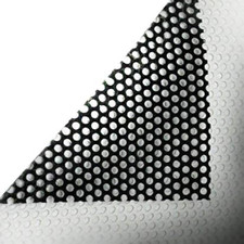 Vvivid White Perforated Vinyl Window Film To Prevent Bird Strike 54 Inches X