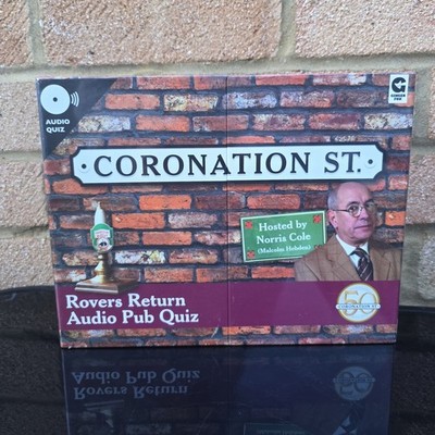Neu Coronation Street Rovers Return Audio Pub Quiz Spiel veranstaltet von Norris 