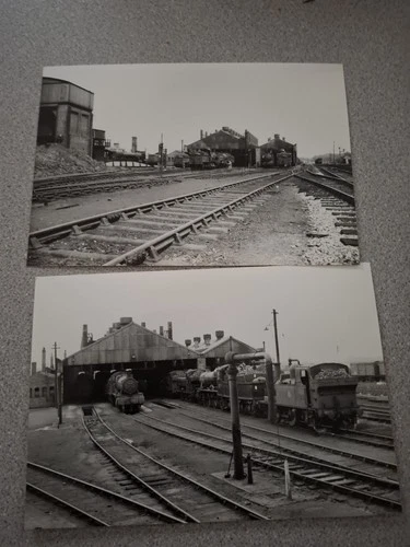 1951 & 1961 Oswestry Locomotive Shed, Shropshire, Photographs x2