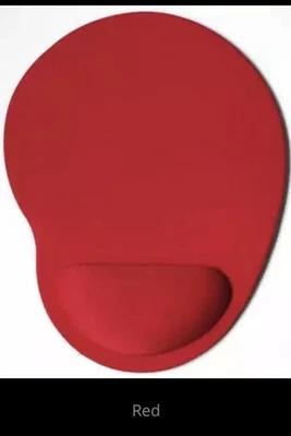 Tapis De Souris Ergonomique ROUGE avec Repose Poignet Intégré NEUF - Photo 1/4