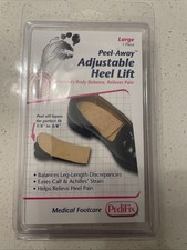 PediFix Peel-Away Adjustable Heel Lift Footcare Pain Relief W 11 M9 Large