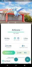 Pokémon Go - Shiny Articuno PokePark Background - Mini PTC 80K Dust