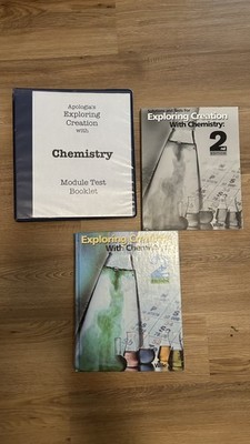 Apologia Exploring Creation Chemistry 2nd Edition PLUS Solutions & Tests Module