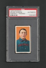 1909 T206 Piedmont Miller Huggins  HOF ~ Portrait ~ SGC Graded ~~ Must SEE!