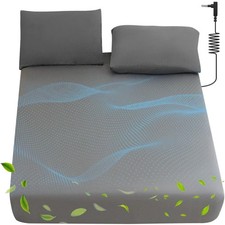 Grounding Sheets Cal King Size 90 Organic Cotton  10 Pure Silver 16" Deep ...