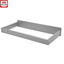 Flat Changing Topper Nursery Dresser Easy Assembly Secure Changing Area Grey