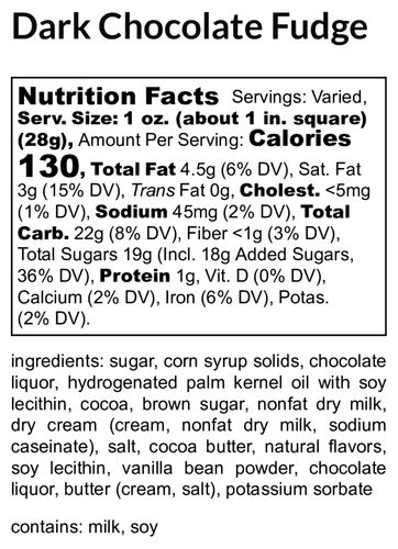 Uncle Butch's Creamy and Smooth Dark Chocolate Fudge - Picture 5 of 10