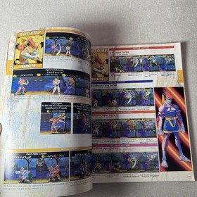 STREET FIGHTER ALPHA 2 OFFICIAL VERSUS STRATEGY GUIDE PS1 Saturn SNES W/ Poster
