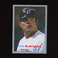 2021 Topps Archives - 1957 Topps Ivan Rodriguez #5 Silver Parallel #/99 HOF