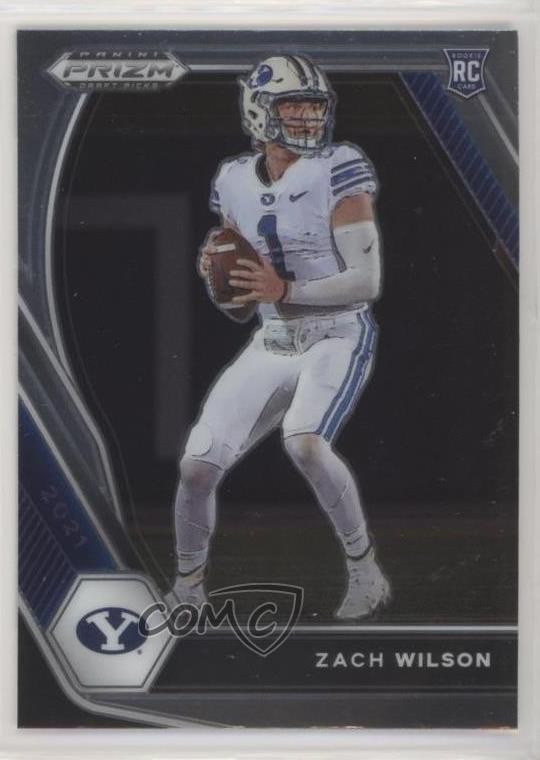 2021 Panini Prizm Draft Picks Zach Wilson #105 1j01