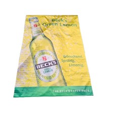 Beck's Green Lemon Banner 1,50x1,0 m Bier Brauerei Werbung Fahne