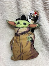 Star Wars Mandalorian Grogu Plush Backpack Kids Green Baby Yoda Bag Disney