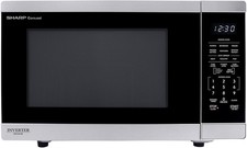 Sharp SMC1464KS 1.4 cu. ft. 1100W Stainless Steel Countertop Microwave Oven