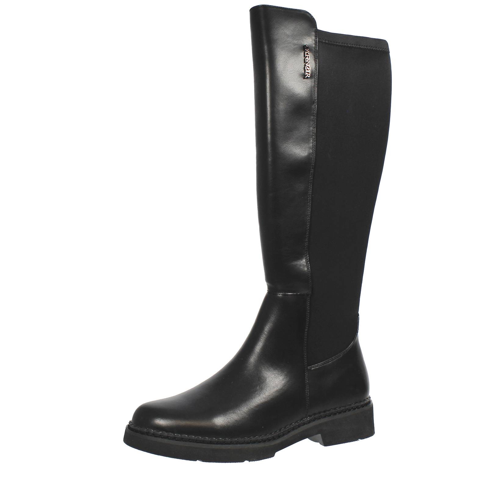 Cafe' Noir Stivali Con Cerniera Nero - Taglia 37 Scarpe Donna Stivali