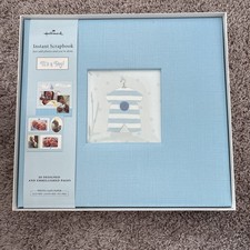Hallmark It's a Boy Instant Scrapbook Album w/ Pages Embellishments