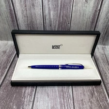 MONTBLANC Cruise Collection No.114353 Deep-Blue Twist Ballpoint Pen Box Branded
