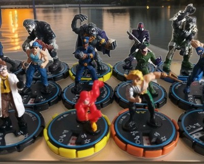  Wizkids DC Comics HeroClix Miniaturen Lot of 18  