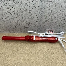 Beachwaver B1 Series Rotating Curling Iron Red Glitter 1 Inch BW16H3 - Excellent