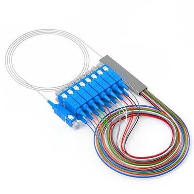 Fiber Optical Splitter SC/UPC 1x16 PLC Singlemode Telecom Grade 1M Network
